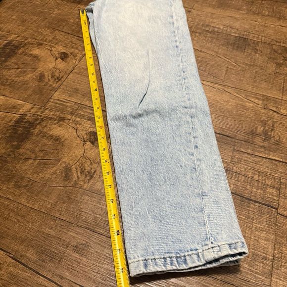 ZARA light blue acid wash jeans - Picture 6 of 6